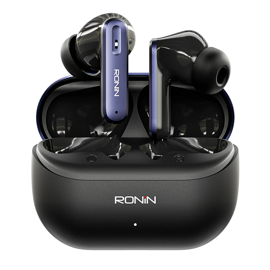 Ronin R-7075 Vesper Wireless Earbuds with Adaptive ANC and Gaming Mode