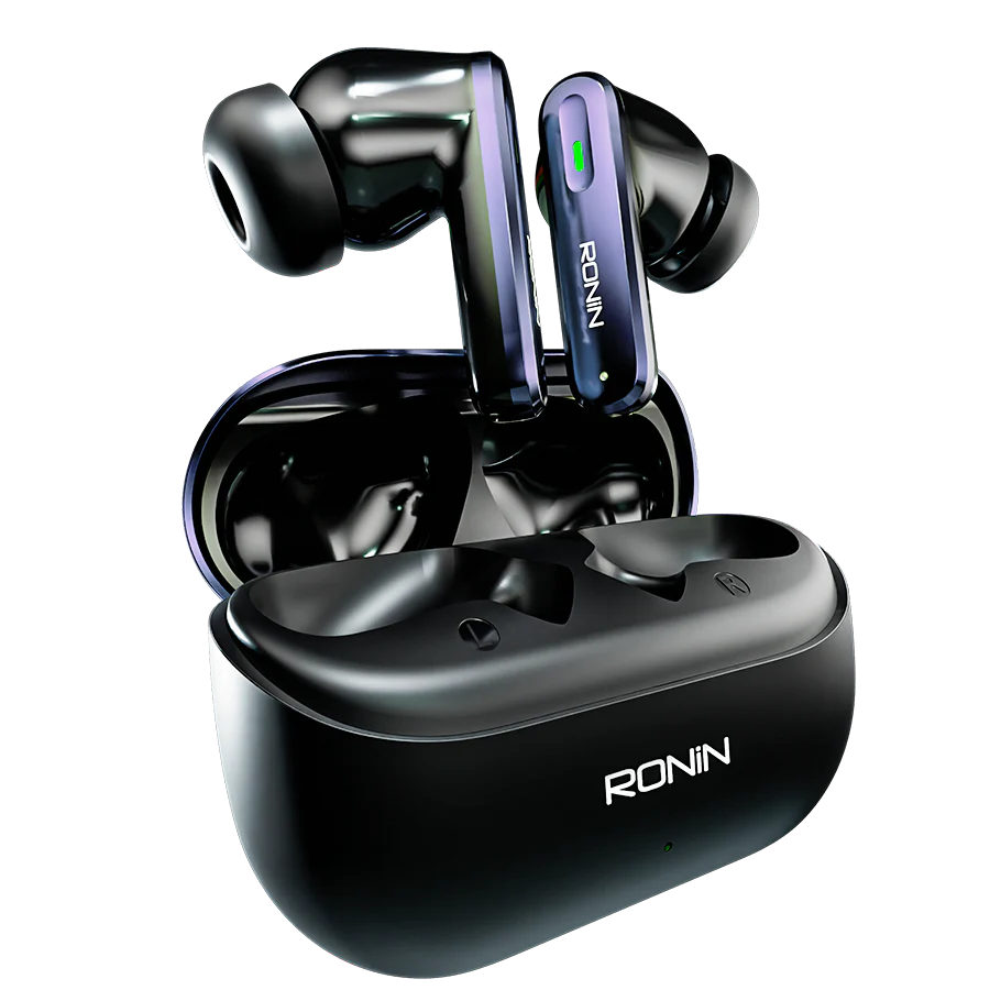 Ronin R-7075 Vesper Wireless Earbuds with Adaptive ANC and Gaming Mode