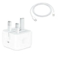 Apple 20W Fast Charging Combo: 3-Pin UK Edition (Lightning)
