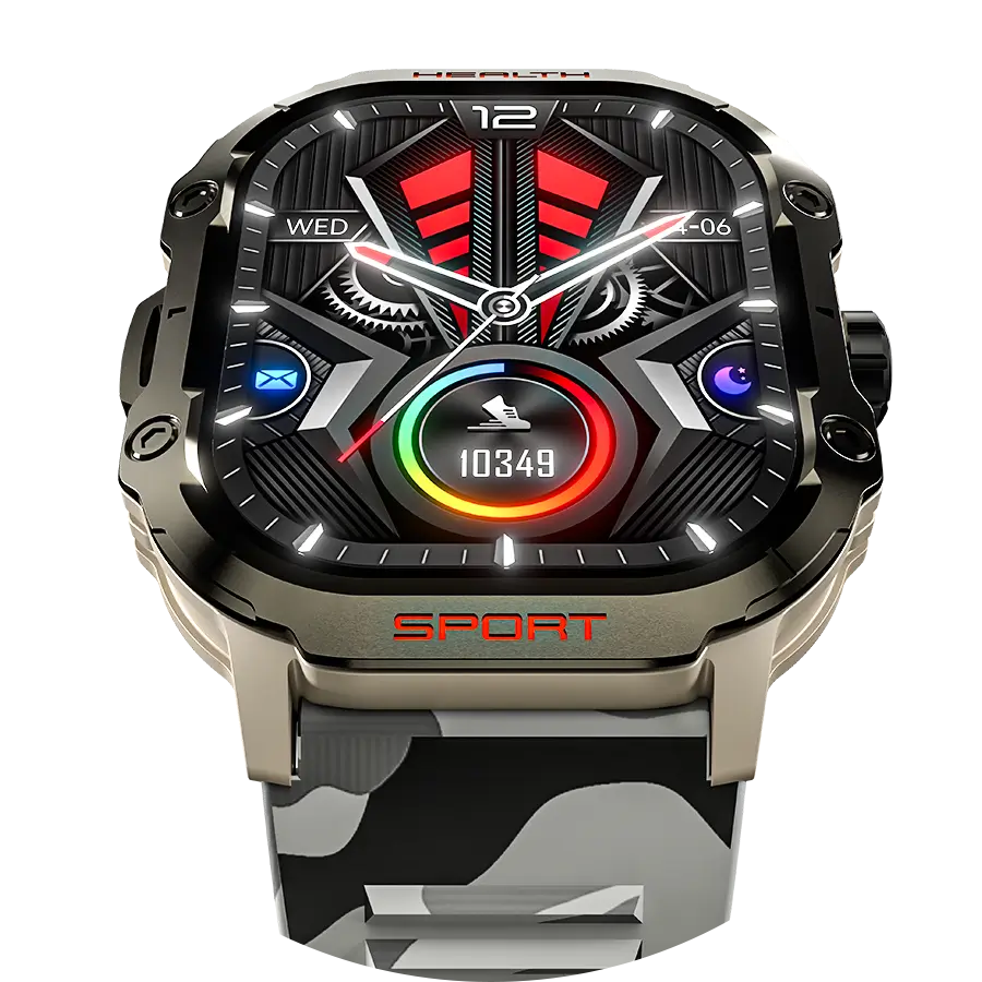 Ronin R-013 Rugged Smart Watch with 2.01-inch AMOLED Bluetooth Calling