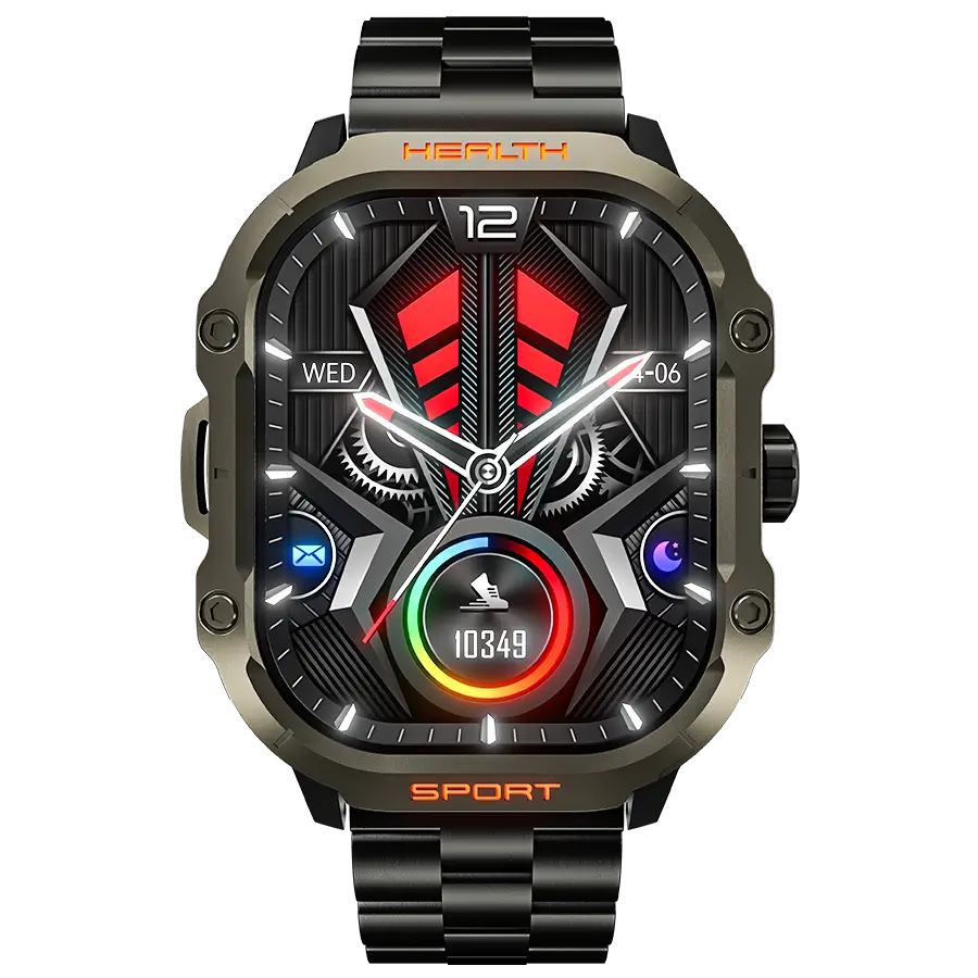 Ronin R-013 LUXE Smart Watch with AMOLED Display and Calling