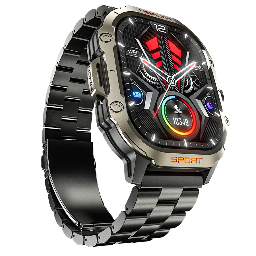 Ronin R-013 LUXE Smart Watch with AMOLED Display and Calling