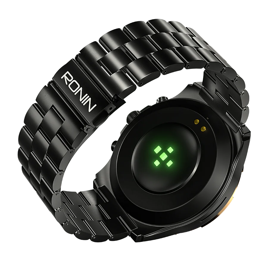 Ronin R-014 LUXE Premium Smart Watch Stainless Steel AMOLED Display