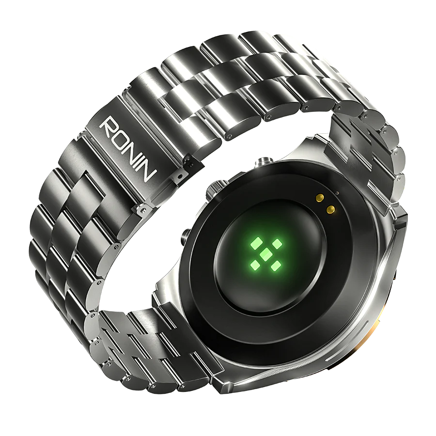 Ronin R-014 LUXE Premium Smart Watch Stainless Steel AMOLED Display